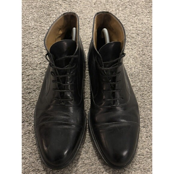 Mezlan Size 9 Camden Cap Toe Leather Black  Boots Shoes Ankle MEN\'S Spain main image 9